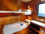 black manta twin bed cabin